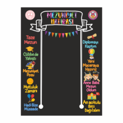 Mezuniyet Hatıra Brandası 150x200