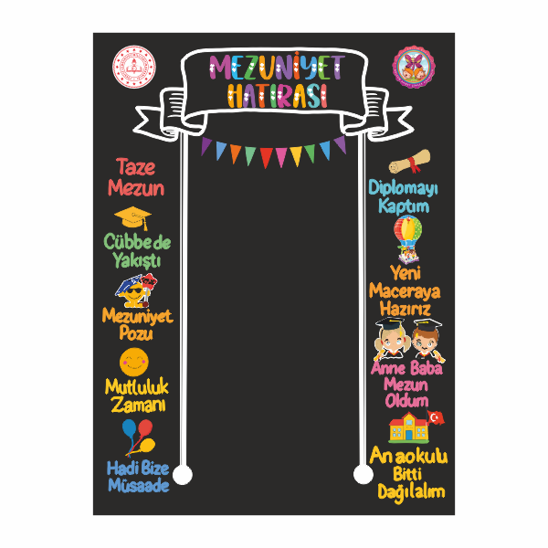 Mezuniyet Hatıra Brandası 150x200