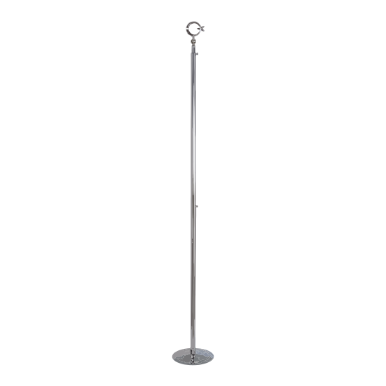 225 cm Krom Makam Direği