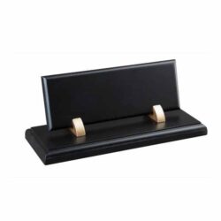 Ahşap Masa İsimliği Siyah