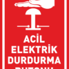 Acil Elektrik Durdurma Butonu A5 Foreks