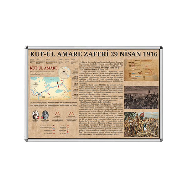 Kutül Amare Zaferi Tablosu 70x100 Rondo Çerçeve