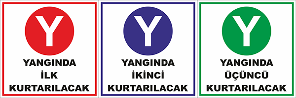 Yangında Kurtarılıcaklar 6'lı Stiker