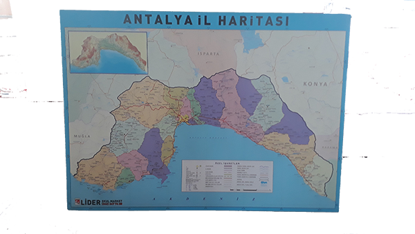 Antalya İl Haritası