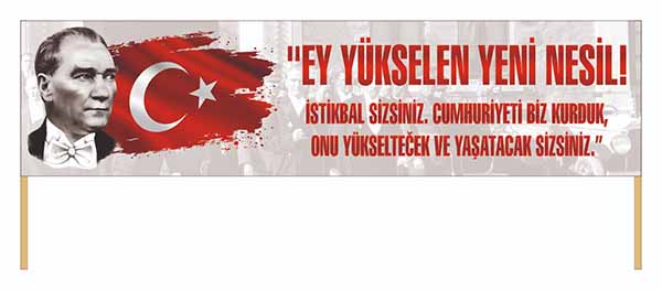 Çift Sopalı Pankart