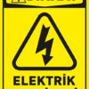 Elektrik Tehlikesi Tekli A5