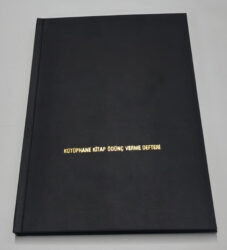 Kütüphane Kitap Ödünç Verme Defteri Özel Basım Büyük Boy