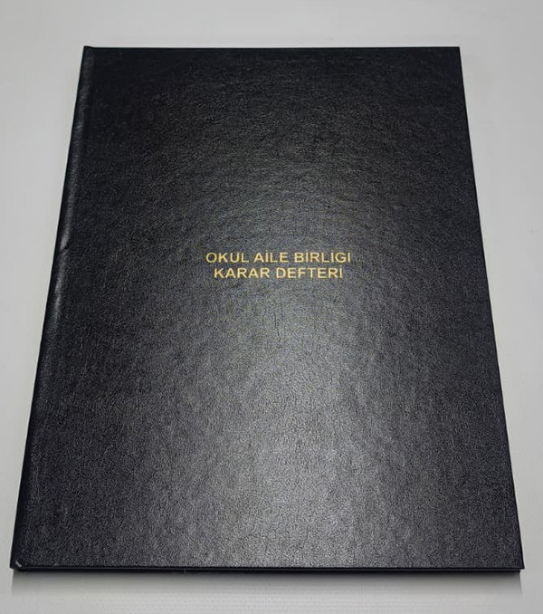 Okul Aile Birliği Karar Defteri Özel Basım Büyük Boy