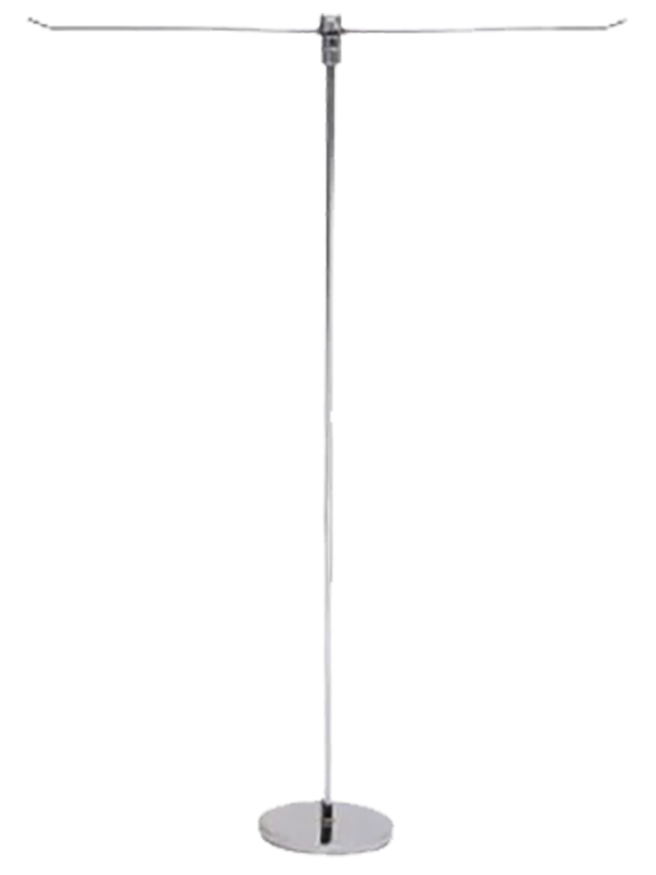 Bayrak Direği Masa Üstü 2 Li Krom